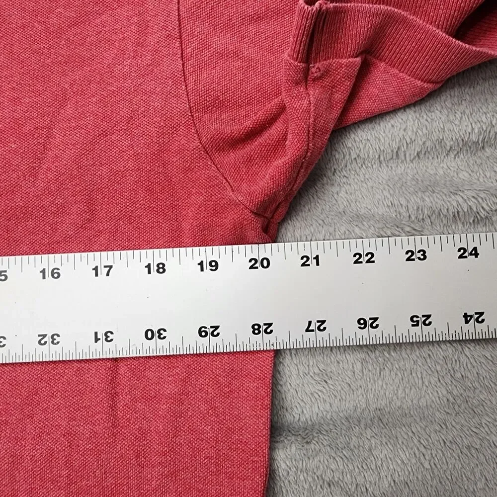VTG Polo Ralph Lauren Shirt Mens Small 100% Cotton Red 90s Pony